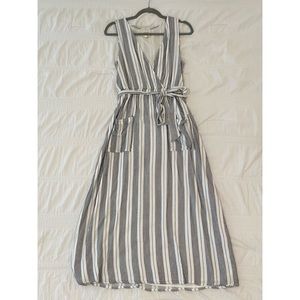 Harper Heritage Striped Midi Dress - Size M